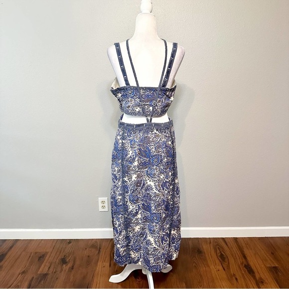 Free People Blue and White Floral Dress - Picture 7 of 16